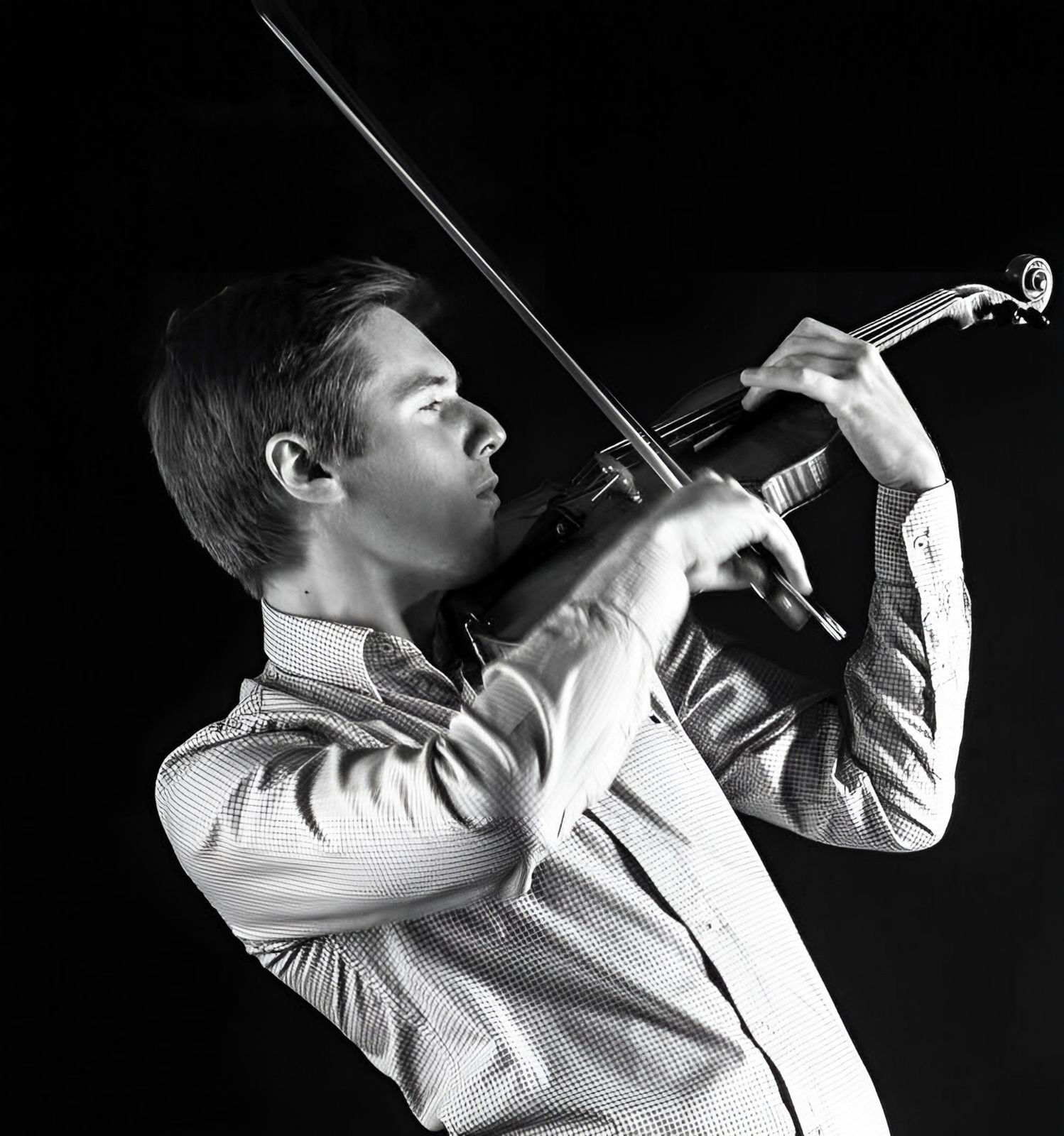 Black and white portrait